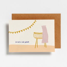 POSTCARD_DU BIST SO SEHR GELIEBT LILA