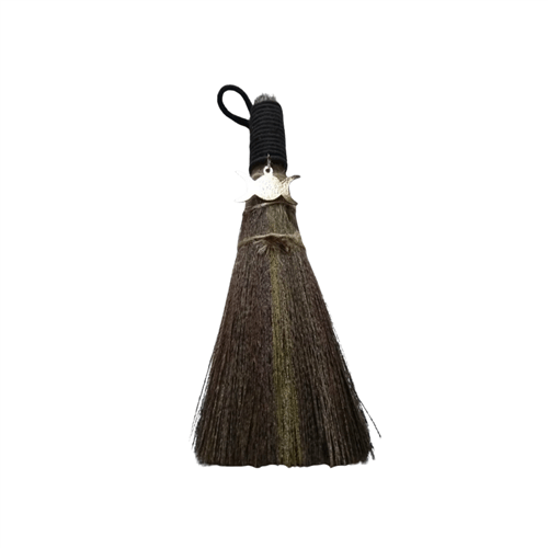 Broom With Metal Triple Moon
