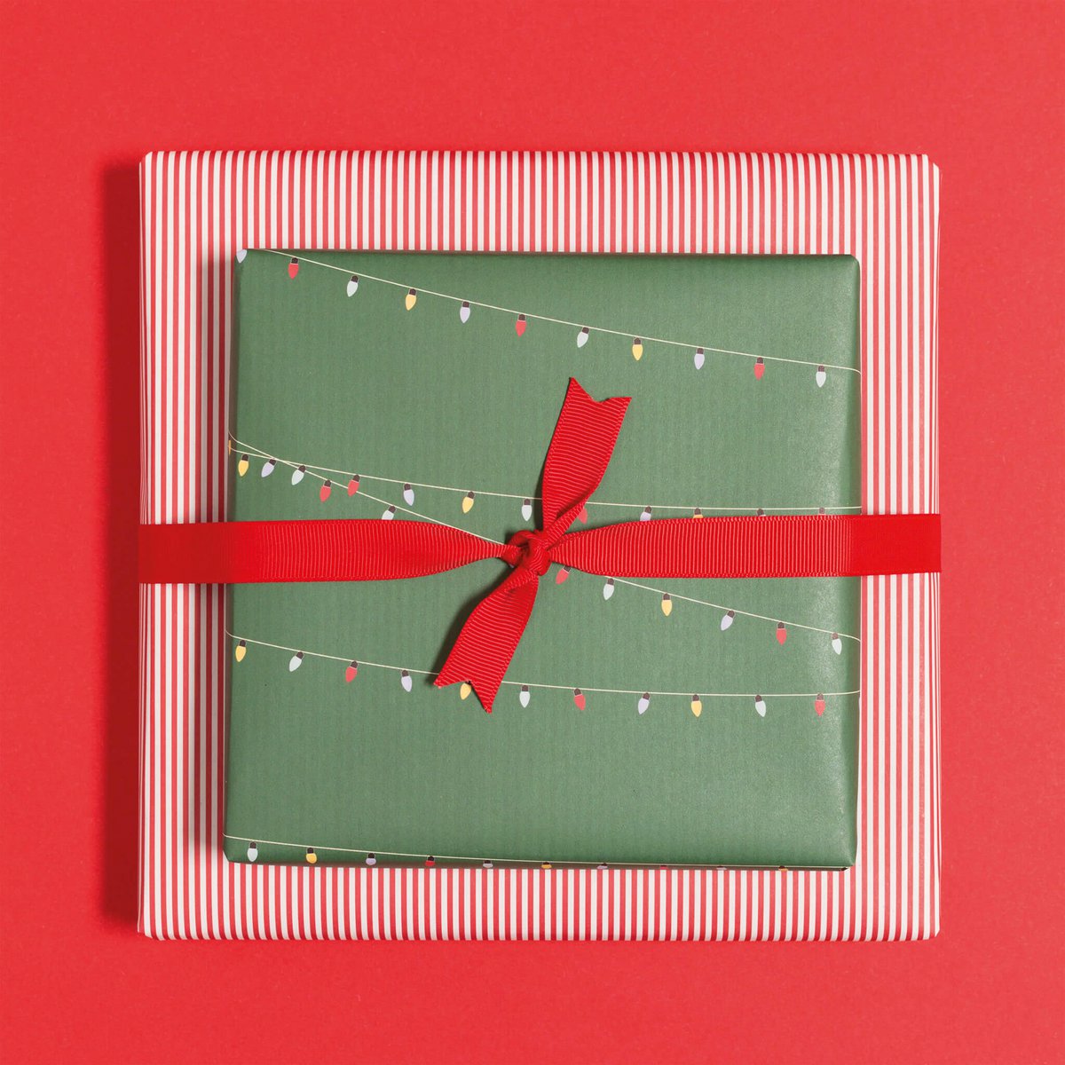 Rood cadeaulint, gemakkelijk te strikken rood lint, 16 mm x 5 m rood grosgrain lint voor het inpakken van geschenken