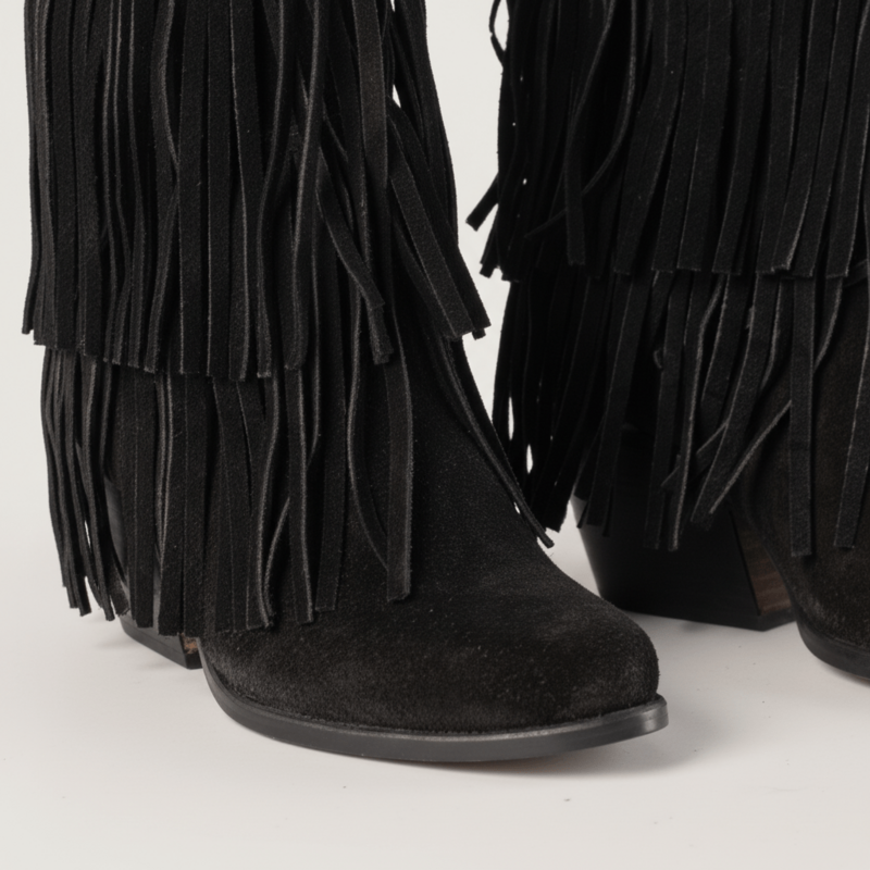 Bottes texanes noires Nevada