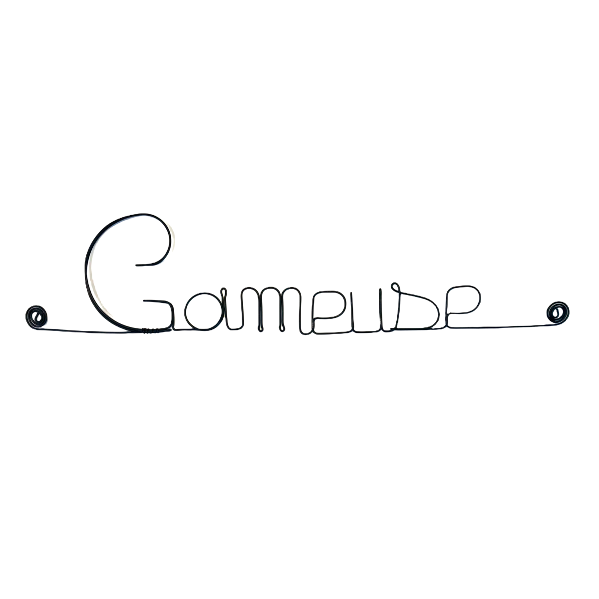 Dekoracja ścienna w drucie „Gameuse” - Punisherier - biżuteria ścienna - pokój dziecięcy/ado