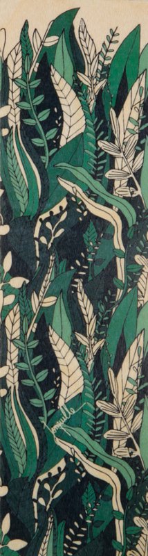wooden bookmarks Mp. nature wall of plants
