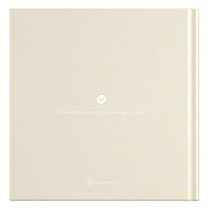 Fyllbøger Min graviditetsdagbog - Linen Beige