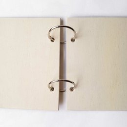 Houten bewaarbundel | Geboortekaartjes | Hartje | A5