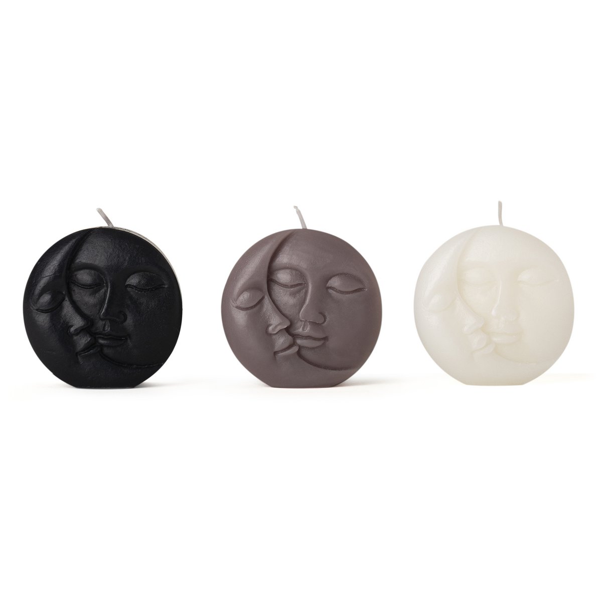 PACK DE 3 VELAS SOL Y LUNA HF