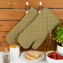 CH&F Ofenhandschuhe BBQ | 100 % Baumwolle | 18x35cm