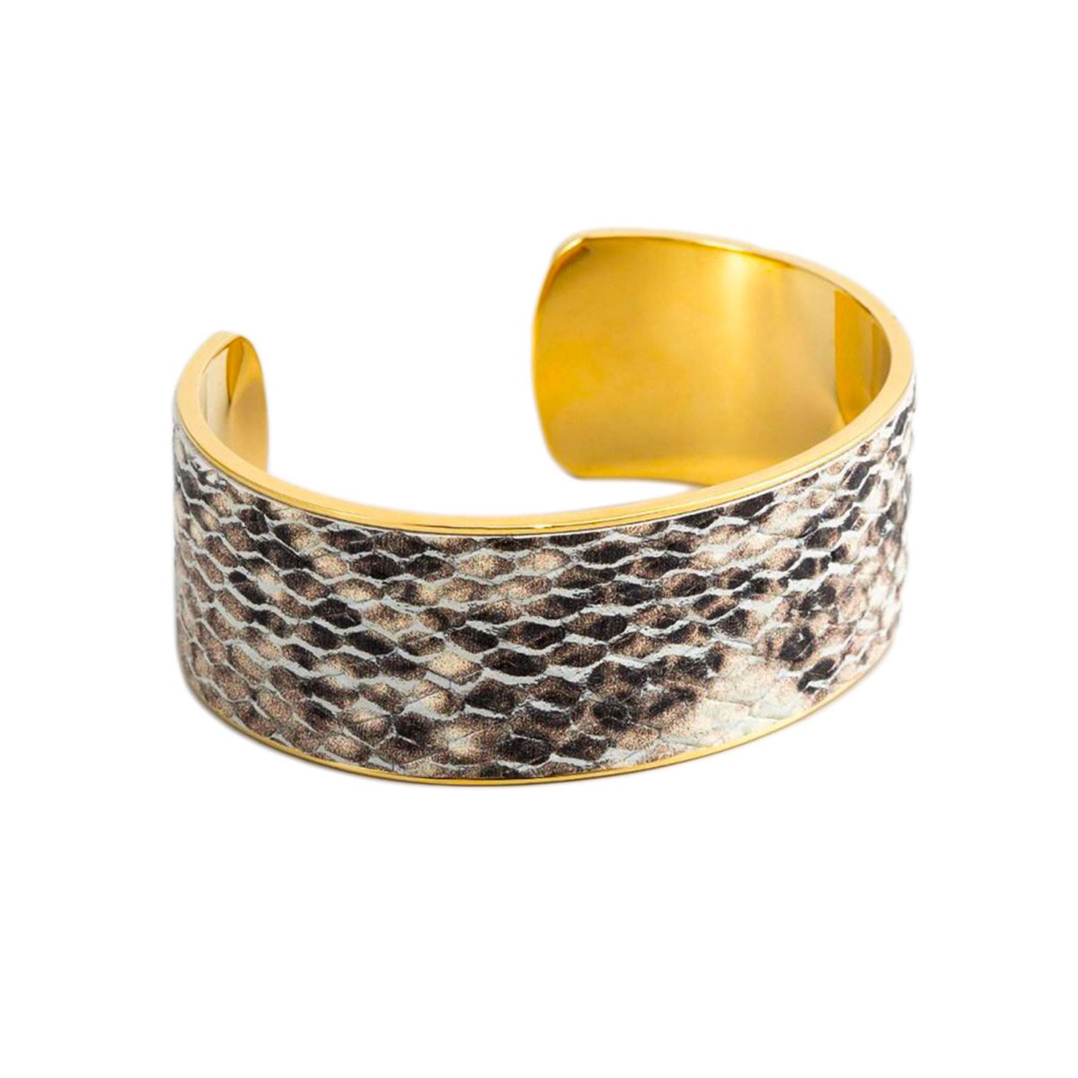 Emailarmband Email Snake Patroon Gouden afwerking