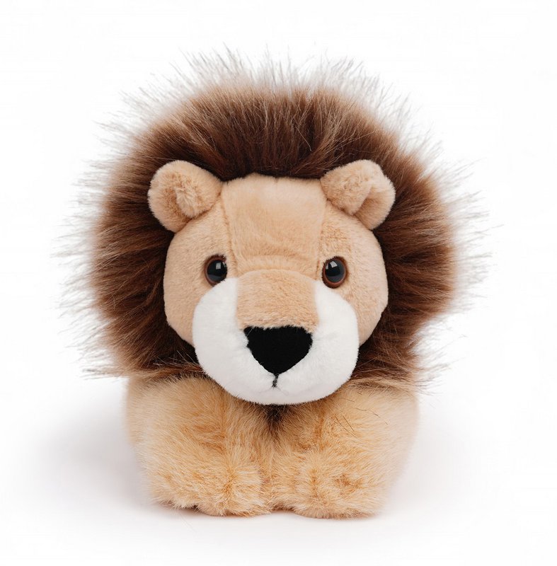 One Love Plush Toy - Male Lion Leonard Yellow and Brown