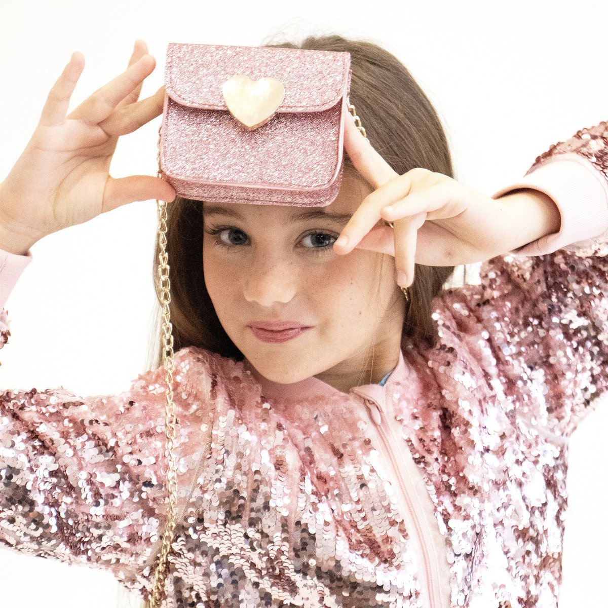 New in 2026 - Children's shoulder bag - Mini-Love Pink