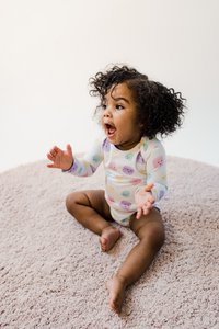 Sustainable Long-Sleeve Baby Romper | GOTS certified organic cotton