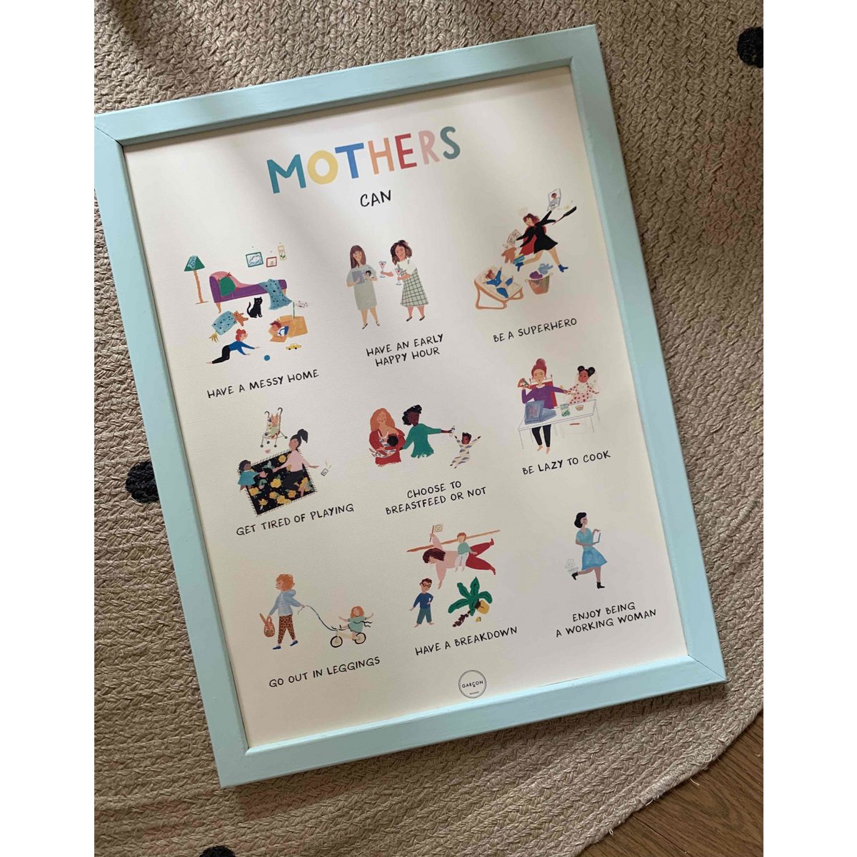 Poster "Moeders kunnen" A3