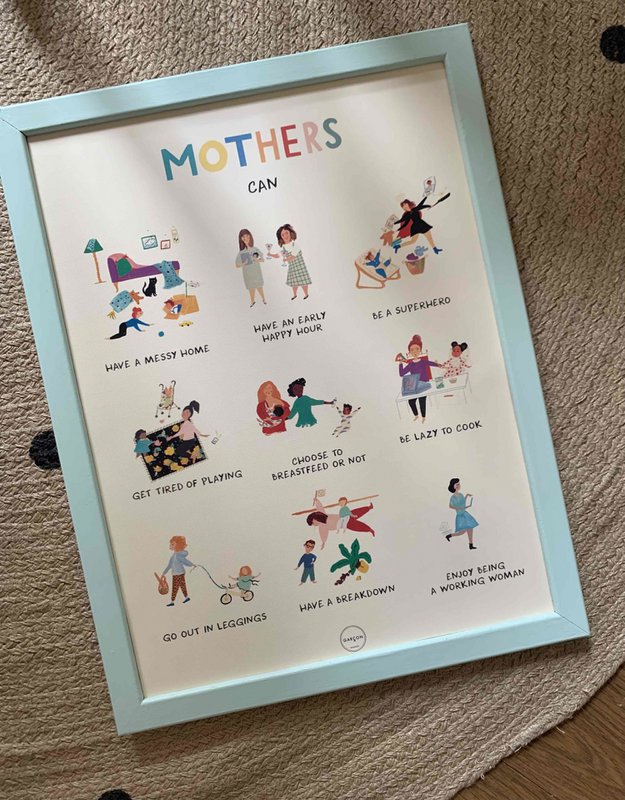 Plakat "Mødre kan" A3