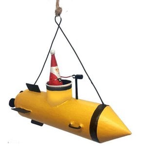 Santa im Gelb -U -Boot
