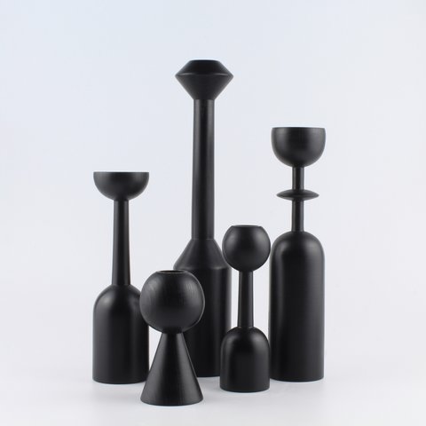 Wooden Candle Holder DLEOR