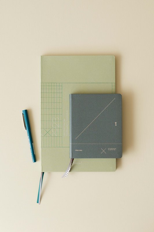Bullet journal A6+, linen, bullet journal, Eden - FSC Mix Credit