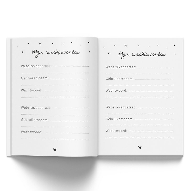 Fyllbooks Password Book - A6