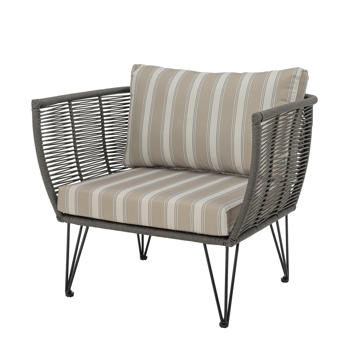 Mundo Lounge Chair, Green, Metal
