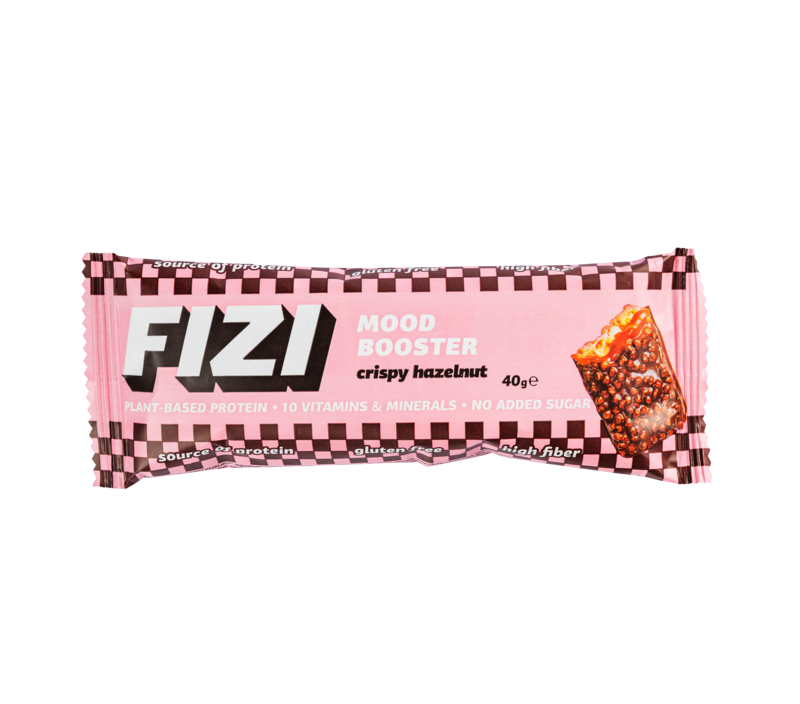 Vegansk glutenfri bar "Crispy Hazelnut" 40G