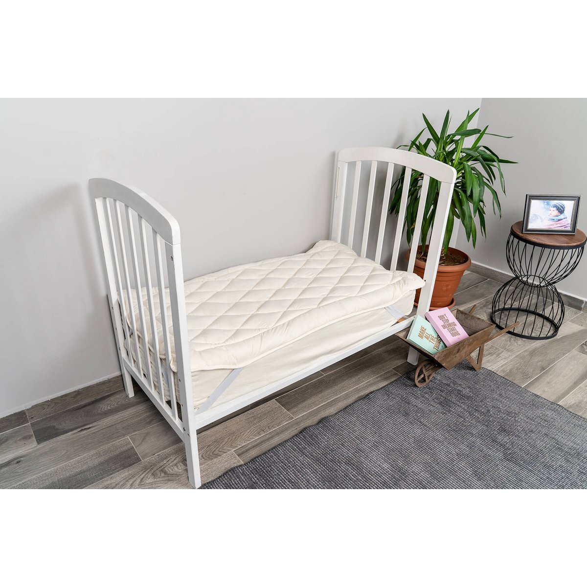 Wool toddler mattress topper