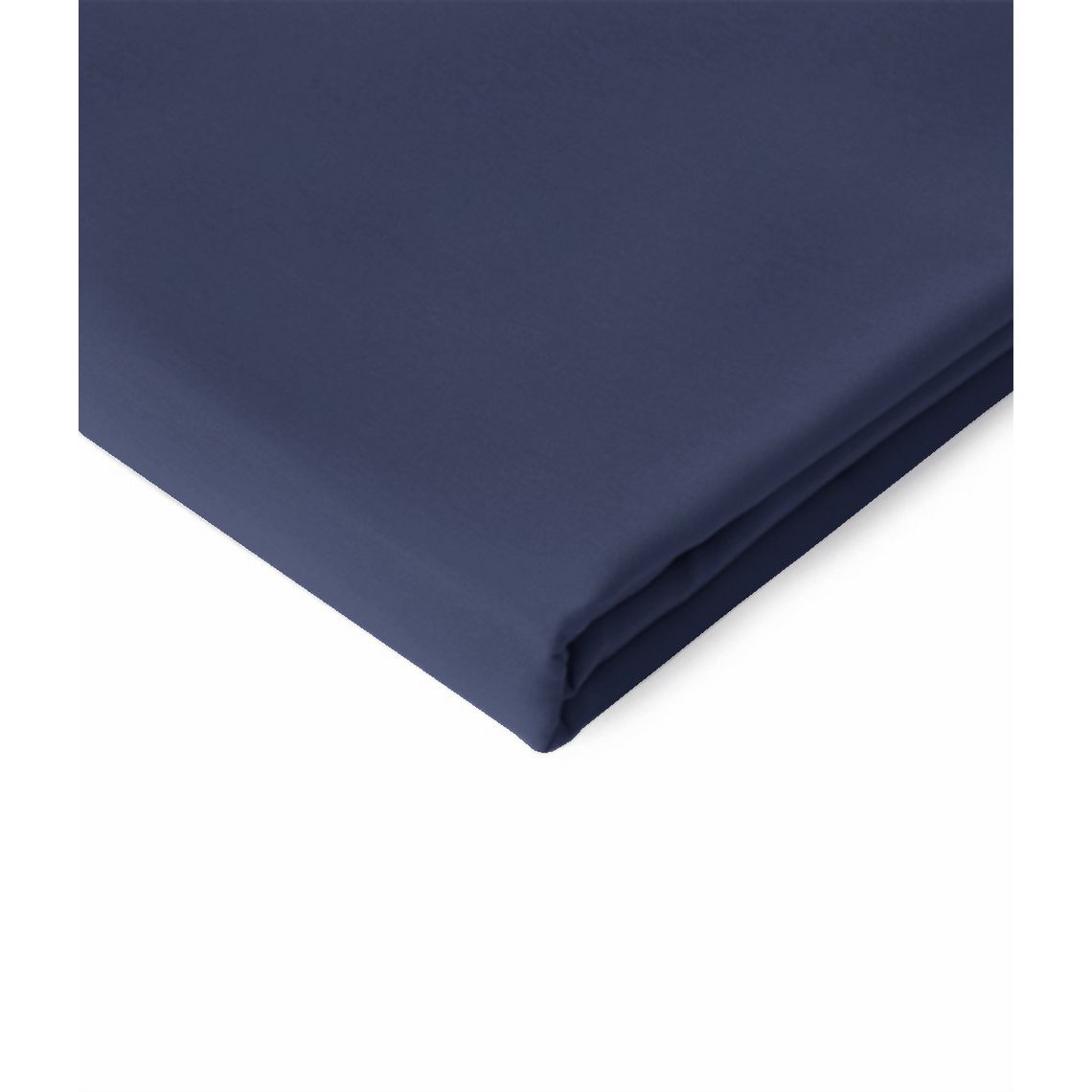 Satijnen laken effen Oxford blauw