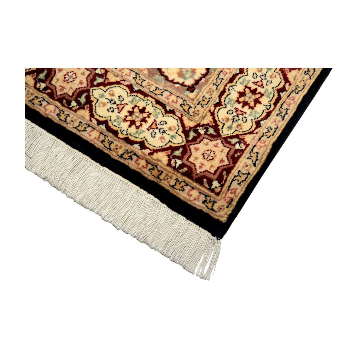 Scomparto Tappeto con nappe cammeo annodato a mano