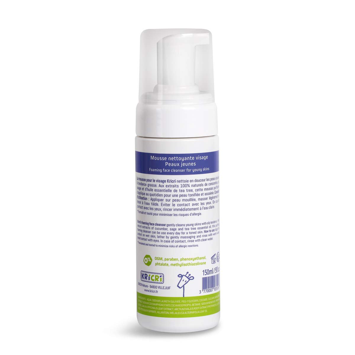 Reinigungsschaum für junge Haut 150ml