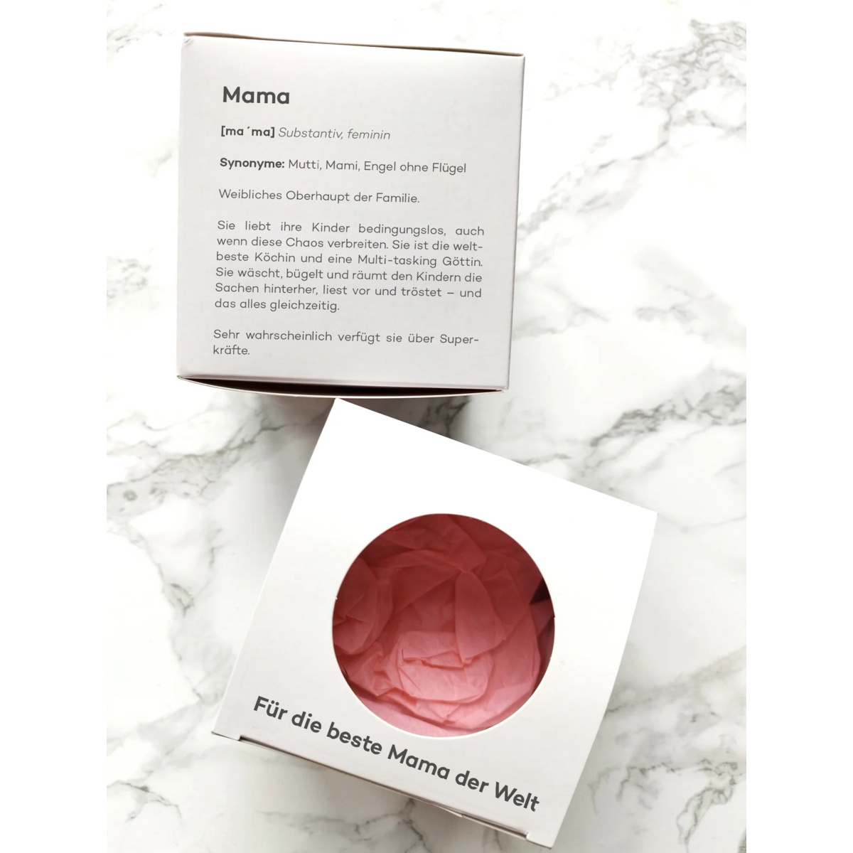 Geschenkewürfel "MAMA"