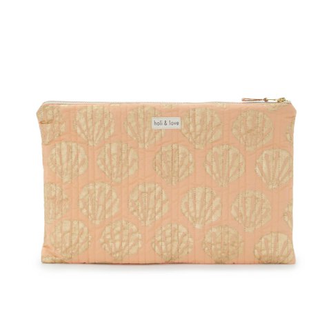 Laptoptas van biologisch katoen - Peach shell
