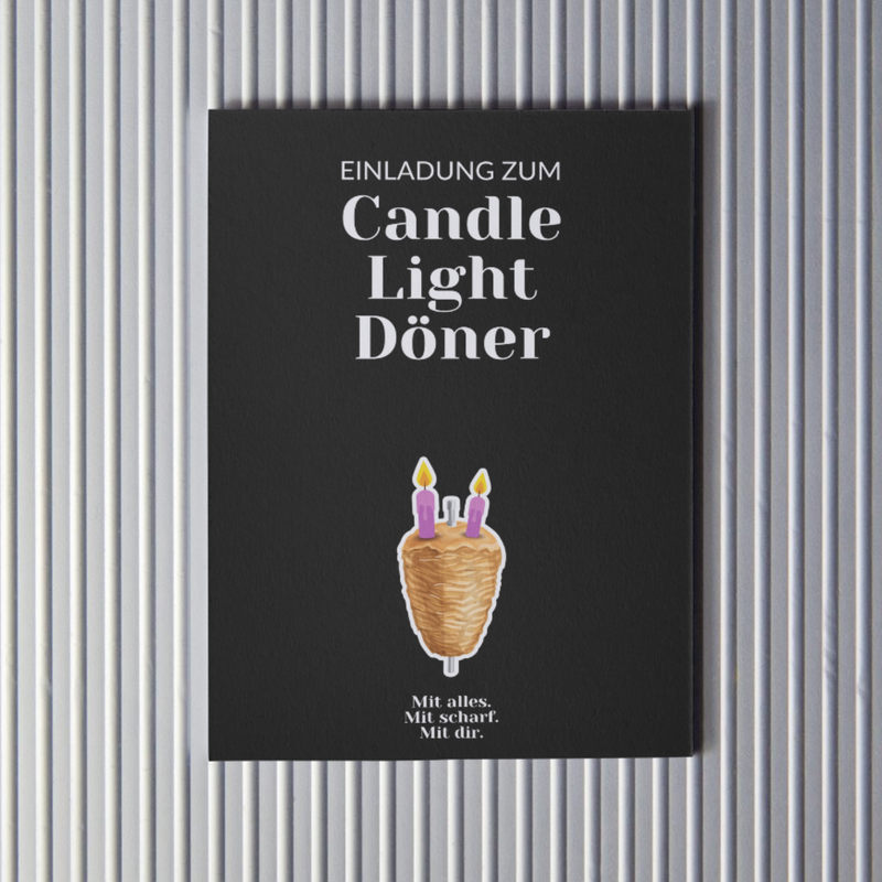 Postkarte | Candle Light Döner ®