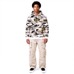 Kapuzenpullover „Bart“ in Beige