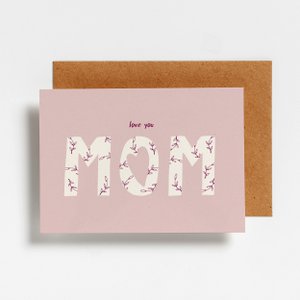 POSTCARD - LOVE YOU MOM