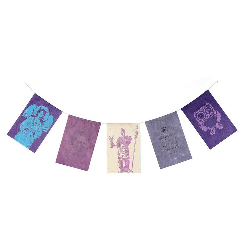 Wishing flags | Wisdom | Greeting Card