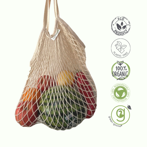 green-goose Einkaufstasche Netztasche – 2 Stück