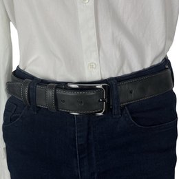Monogramm Ledergürtel | Echtes Leder | Herren & Damengürtel | 3,5 cm | 8 Farben