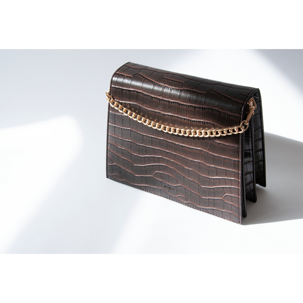Jeele Croc-Brown Bag
