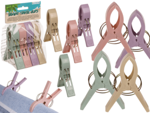 Big beach towel clips, pastell,