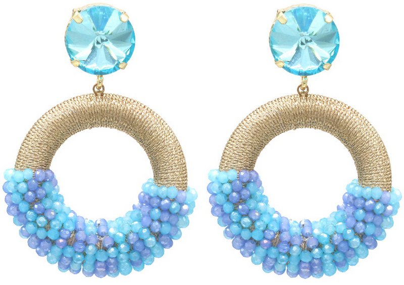 B-b9.3 E827-006-5 PARAS PARES FACTUROS BLUESS 5.5X4CM AZUL