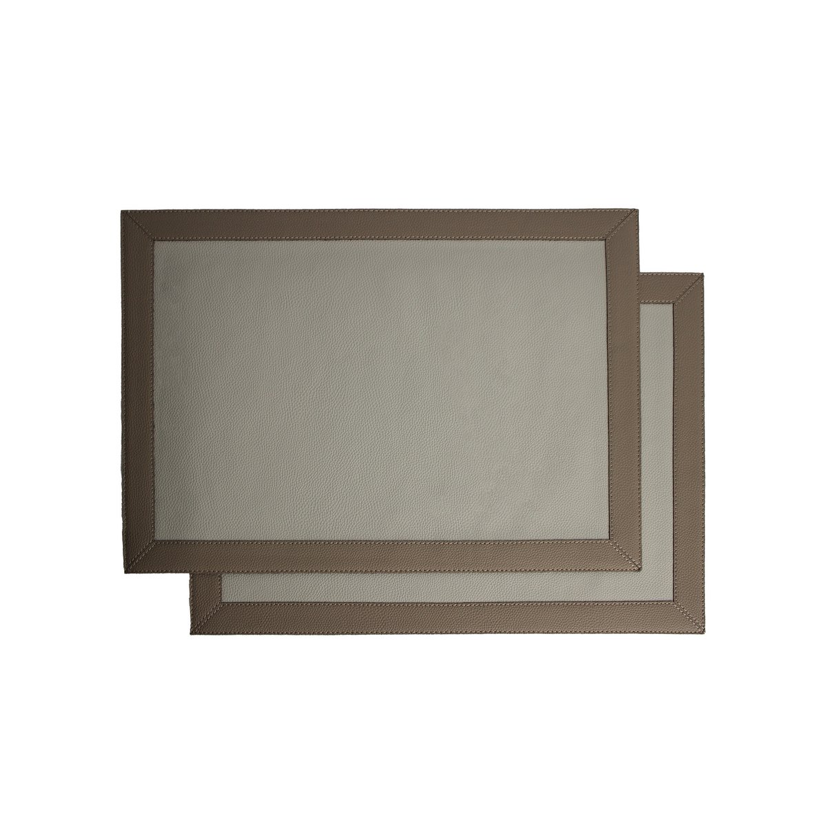 4 SET TABLE SETS DWU -TONE SYNTETYCZNY CÓŻ BRĄZOWY Z KED