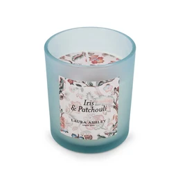 Laura Ashley Iris & Patchouli duftlys i gaveæske - 200g
