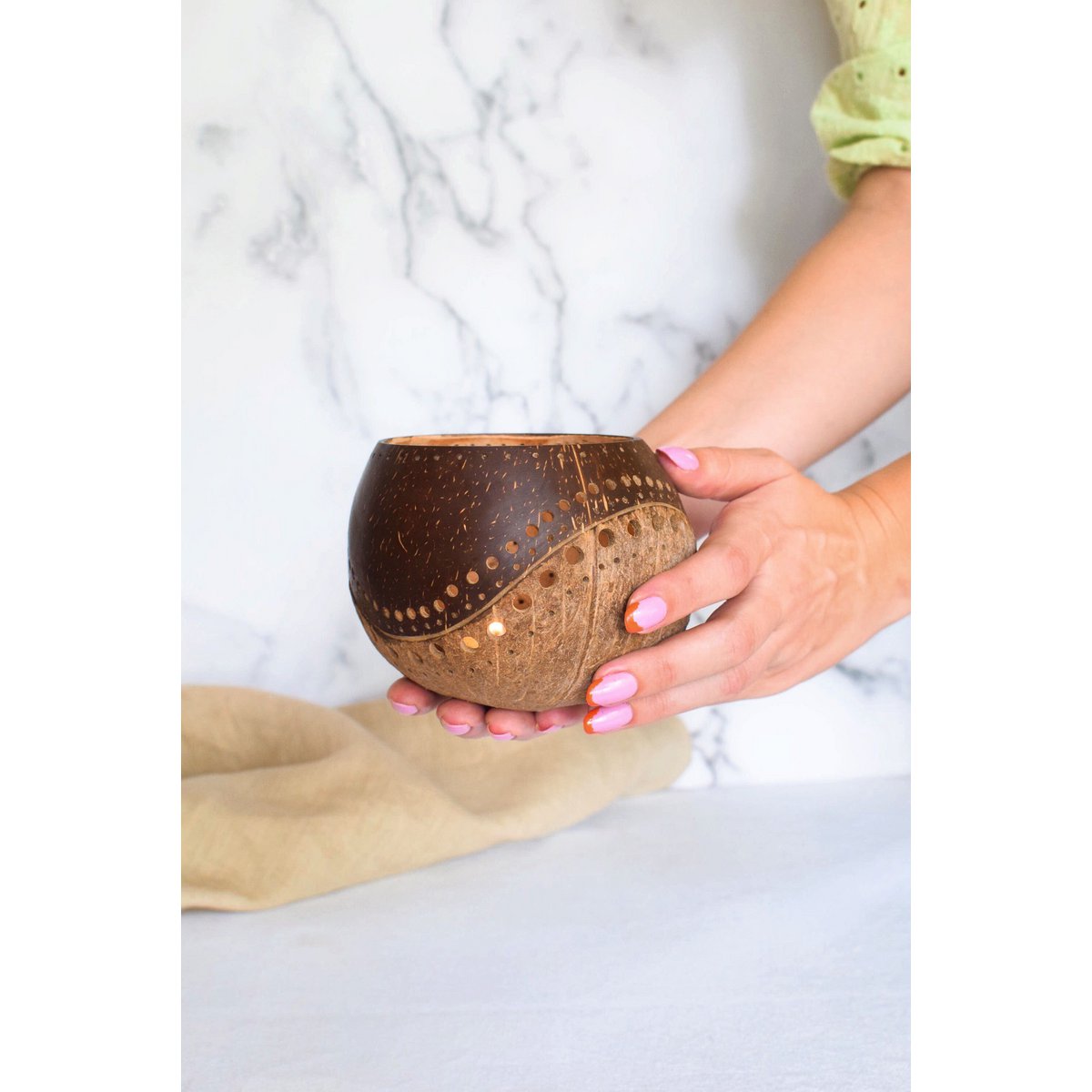 Decoration Candleholder "Water" | Natural & Yoga Inspired