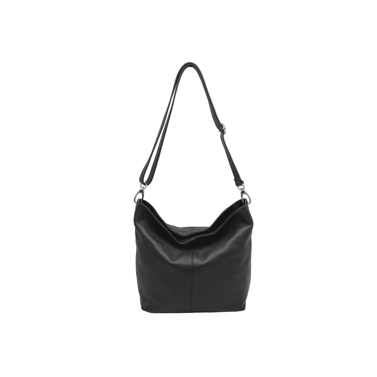Bolso de hombro para mujer en piel auténtica, Made in Italy, art. 112453Nuevo