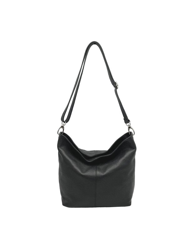 Borsa a tracolla da donna in vera pelle, Made in Italy, art. 112453Nuovo