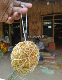Esponja de baño de raíces de vetiver