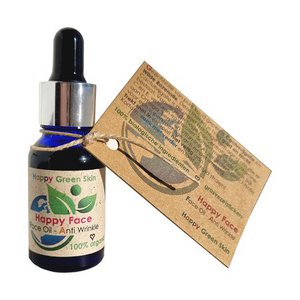 HAPPY FACE - Neue Verpackung, gleiches Produkt! Anti-Falten-Gesichtslifting-Öl 100 % Bio-Kaktusfeigenkernöl