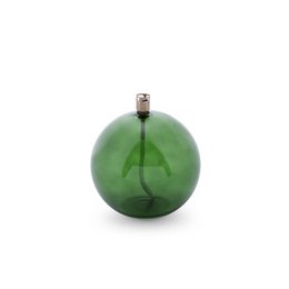 Olielamp Redonda verde latón L