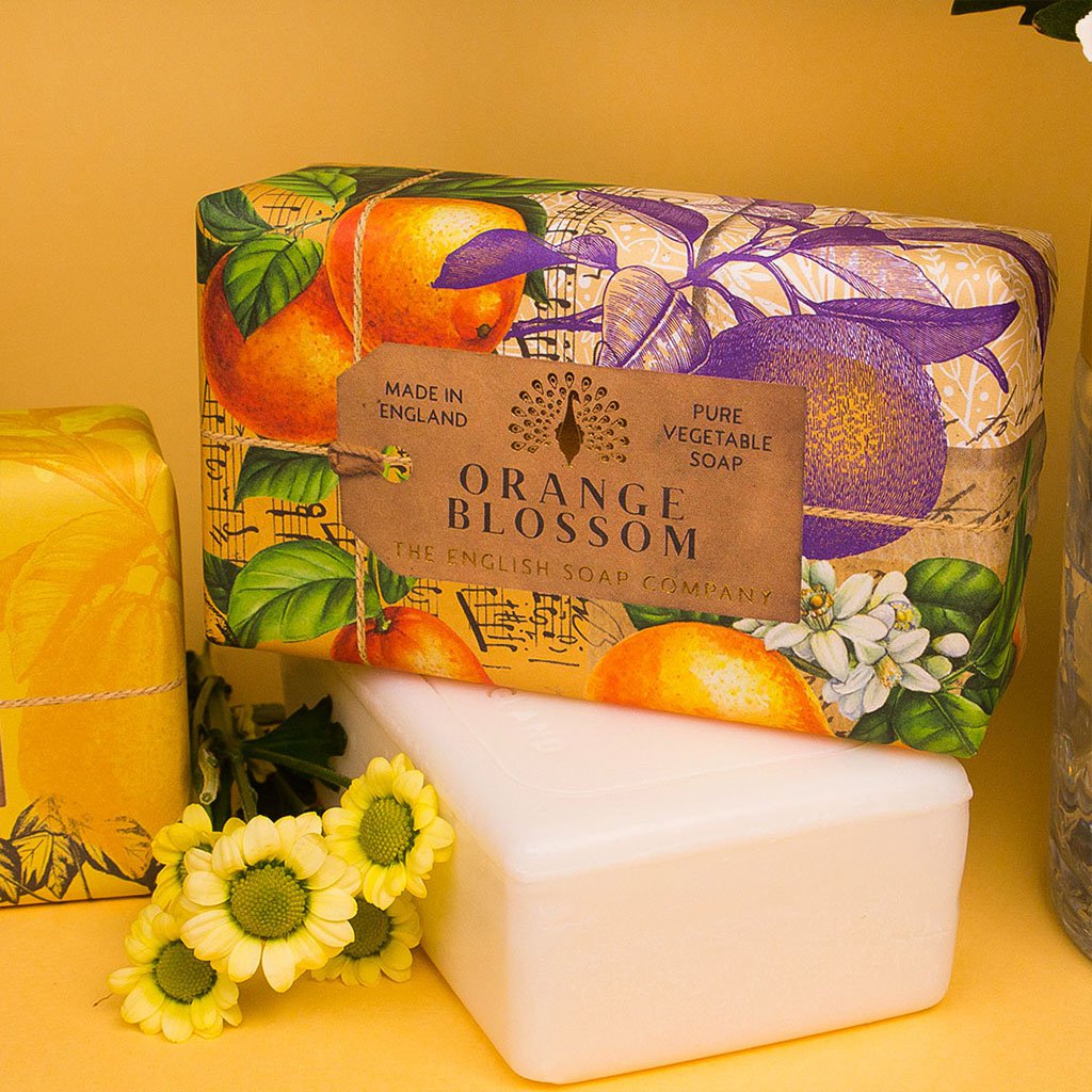 ENGLISH SOAP C° 190g zeep - Orange Blossom