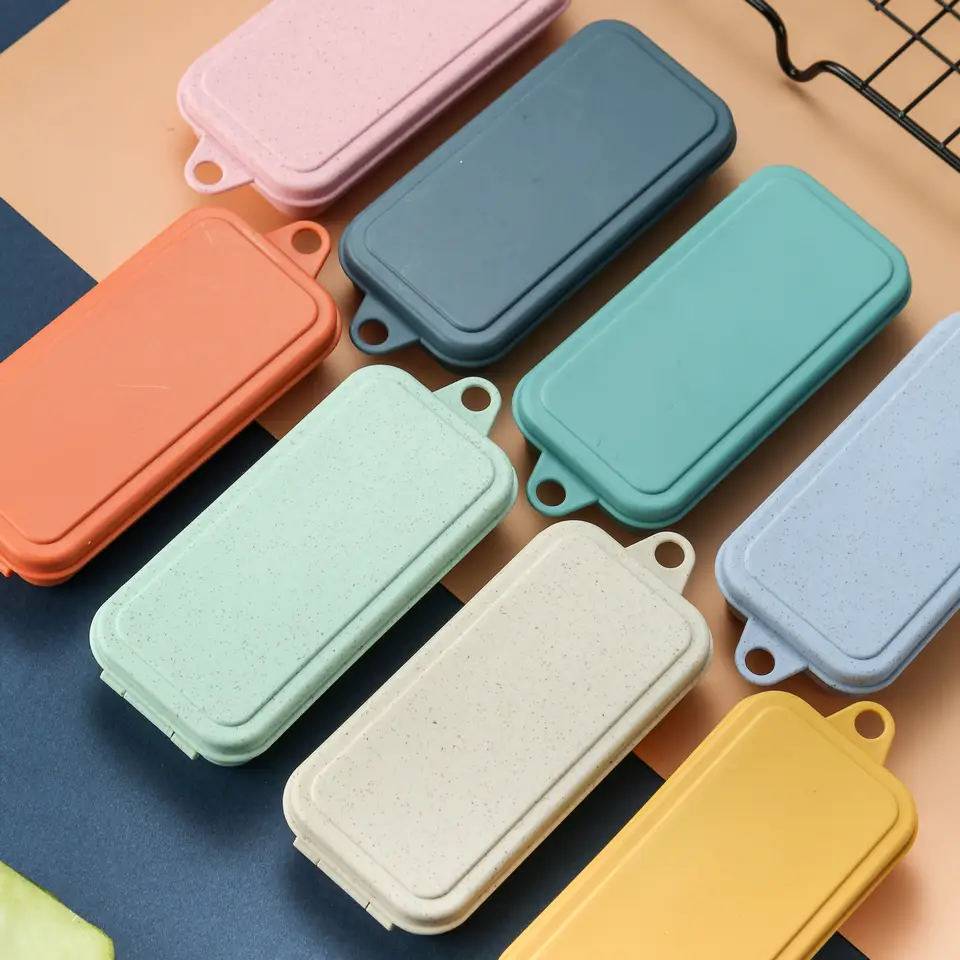 Kit de cubiertos desmontable y portátil - con estuche - 8 colores disponibles