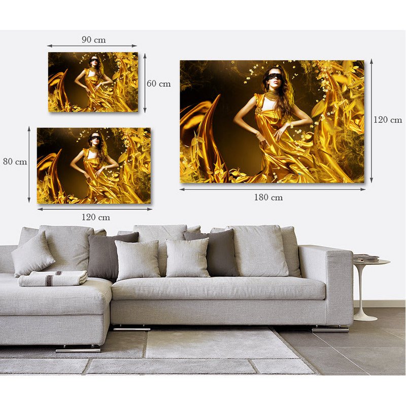 Foto op acrylglas - Golden Madness
