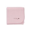 ORGANIC FLEECE BLANKET PINK MELANGE