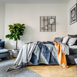 Cirkulært vægstativ FENCY "M" (75x80 cm)